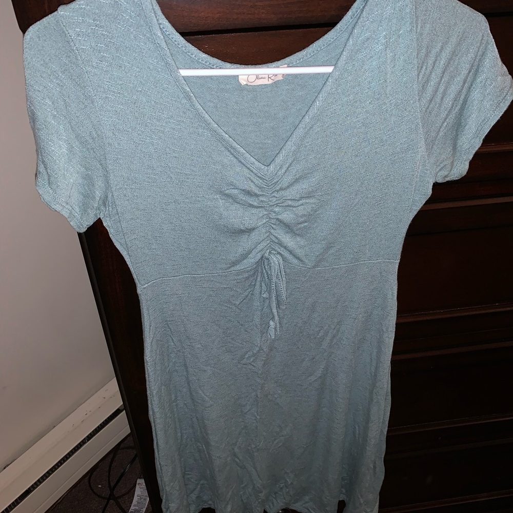 Teal summer dress